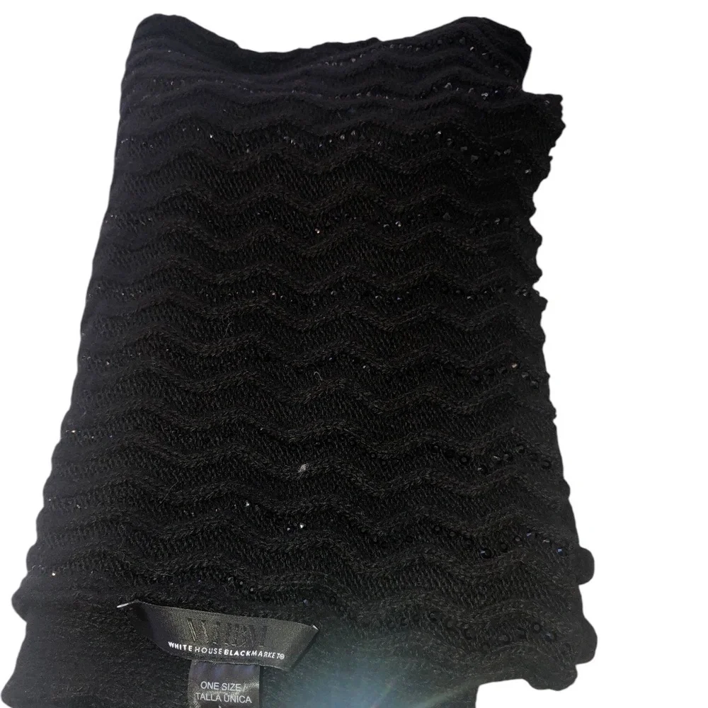 WHBM Rhinestone Patterned Scarf - Picture 1 of 7